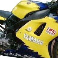 Padací chrániče - Yamaha YZF-R1 '98-'99, bílá